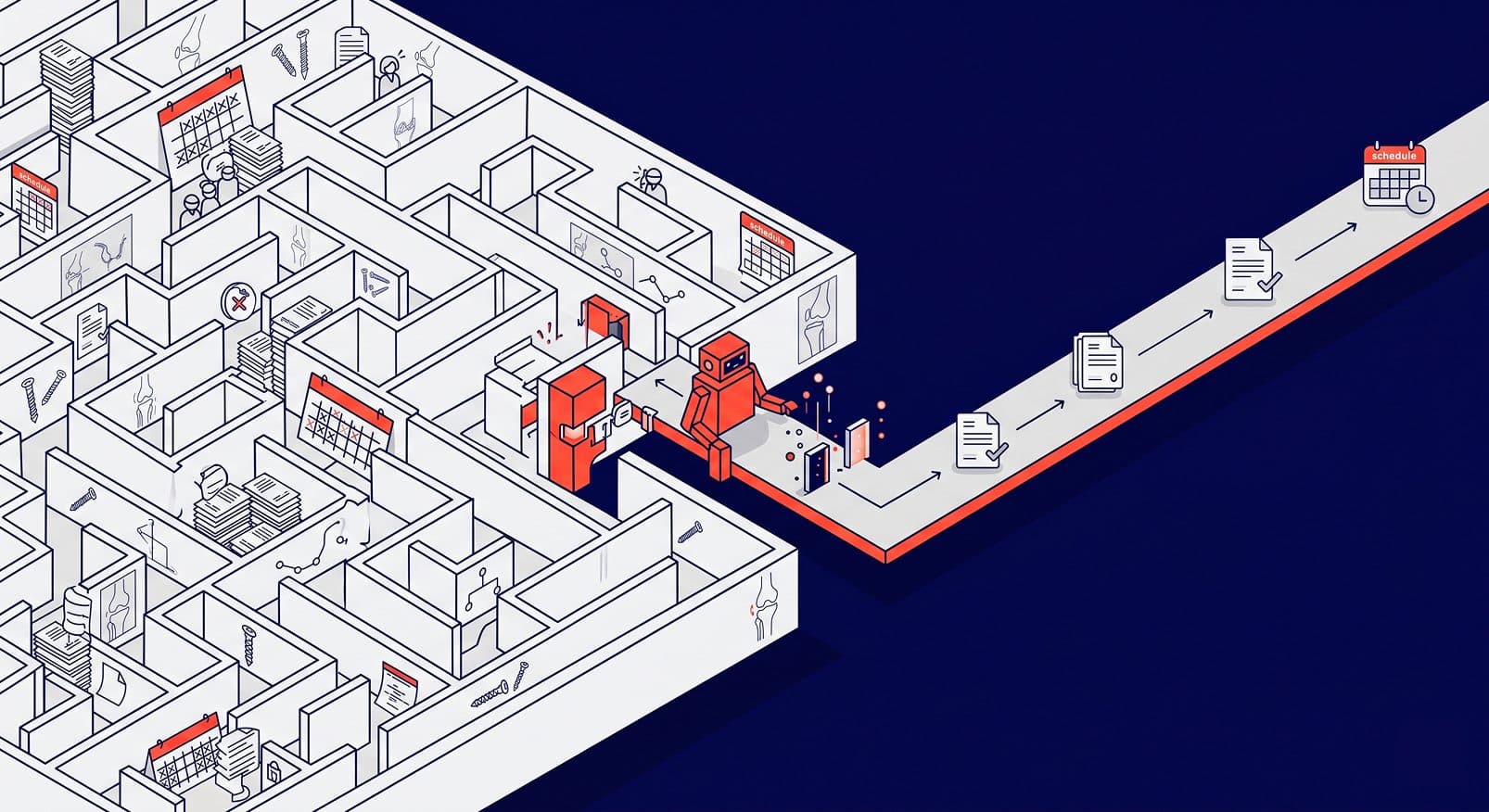 Decoupling Growth from Headcount: How AI Agents Resolve the Orthopaedic Portal Maze and Recover Trapped Revenue