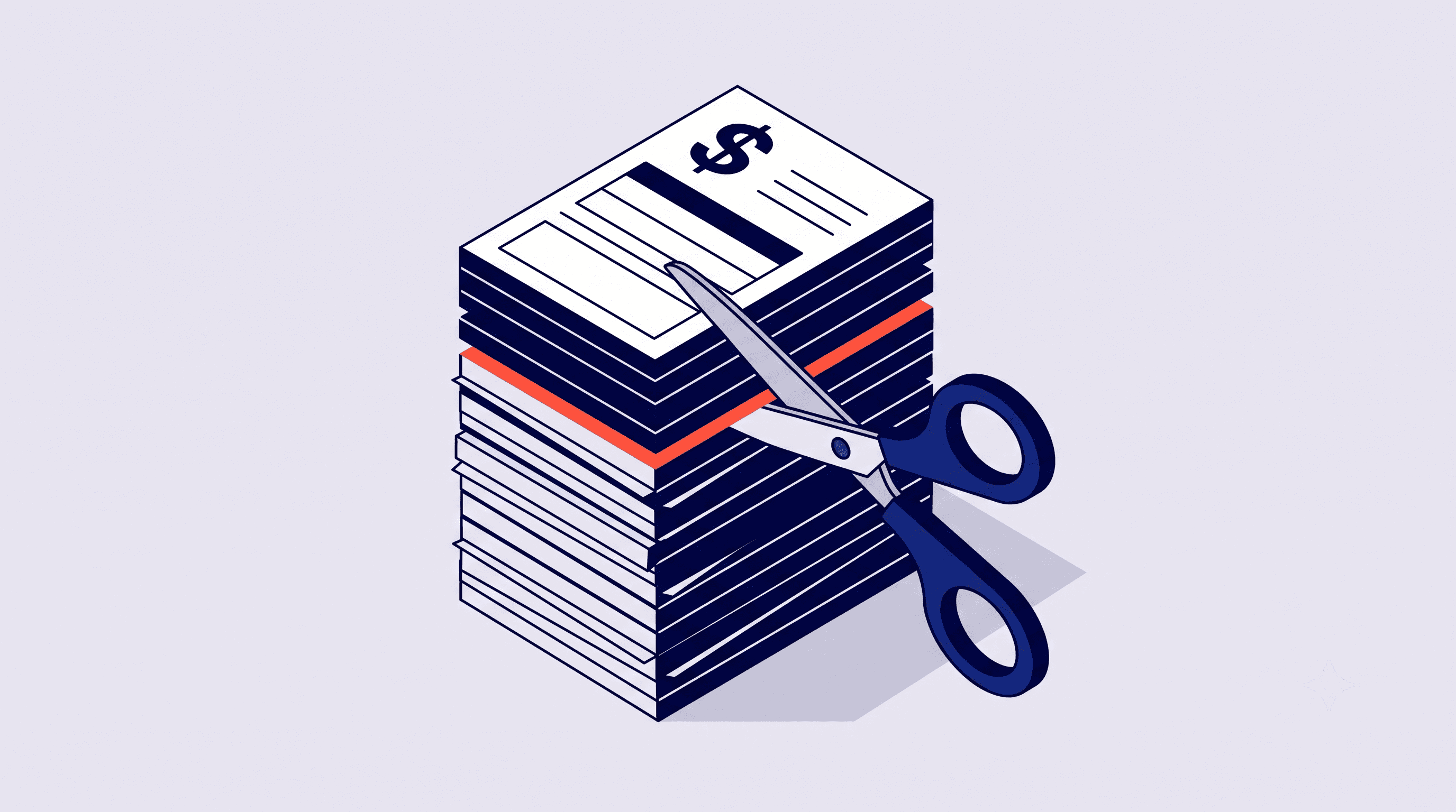 Flat vector isometric illustration showing a messy pile of paper forms jammed on a broken conveyor belt on the left, transitioning through a blue machine gate into a neat, continuous flow of clean data blocks on a working conveyor on the right.